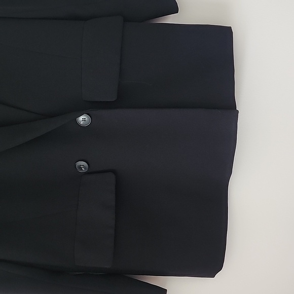 Zara Black Mid Lenght Lapel Collar Basic Blazer Jacket Size Small - Picture 7 of 16